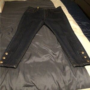 LOFT Blue Ankle Cropped Jeans